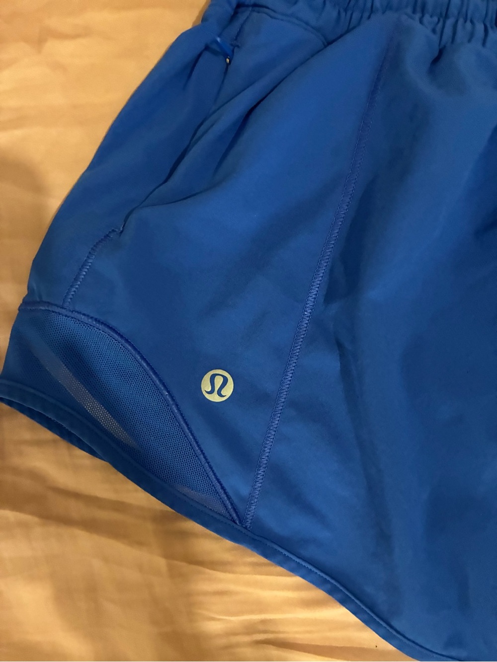 lululemon athletica Royal Blue Women's Swift Athletic Shorts - Picture 3 of 3